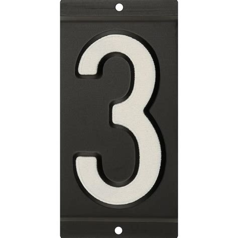 hillman 3 metal house numbers|hillman mylar 3 inch.